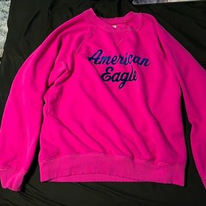 American Eagle pink sweatshirt